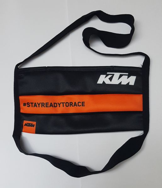 KTM Maske ohne Zertifizierung: Face Mask, schwarz/orange