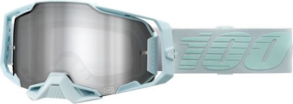 100% Brille: Armega Fargo, türkis/grau silber verspiegelt