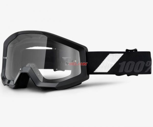 100% Brille: Strata Goliath, schwarz