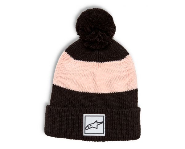 ALPINESTARS Girls Beanie: Bobble, schwarz/pink