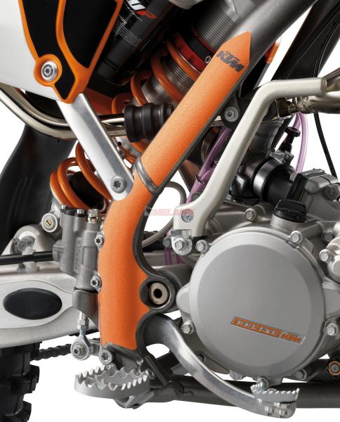 KTM Rahmenschutz-Aufkleber (Paar), 50 SX 16-, orange