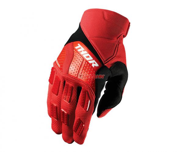 THOR Handschuh: Rebound, rot/schwarz