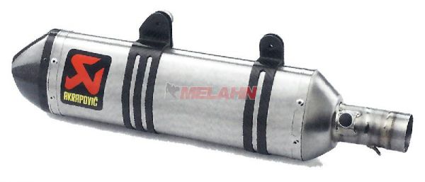 AKRAPOVIC Titan Werks-Enddämpfer, SX-F 07-12 / EXC-F 07-16