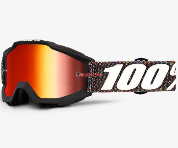 100% Kids Brille: Accuri Krick, schwarz