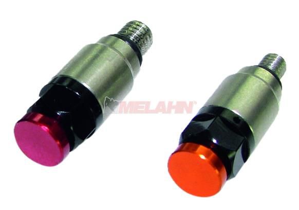 TECH Gabelentlüftungsventil (Paar) M4 (WP), 4mm, rot