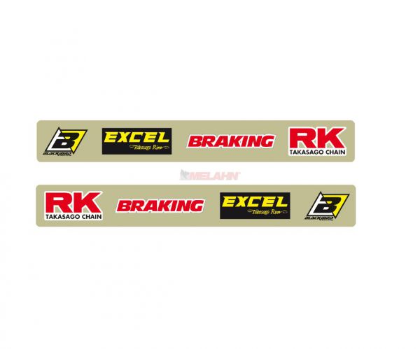 BLACKBIRD Schwingenaufkleber (Paar) KX/KXF 94-