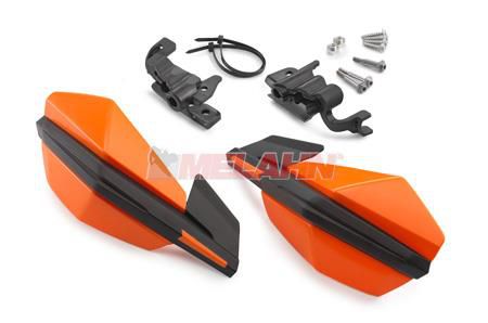 KTM Handprotektoren (Paar): MX III, Griffmontage, orange