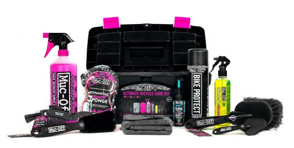 MUC-OFF Ultimate-Bike-Reiniger-Set in der Tool-Box, 11-teilig