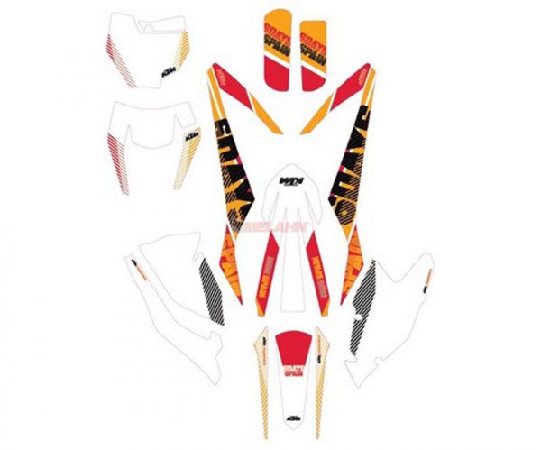 KTM Dekor-Kit Six-Days Spanien 2016, EXC 2017-2019