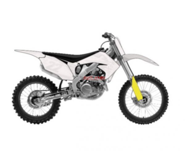 UFO Gabelschutz für YAMAHA YZ 85 02-, weiß