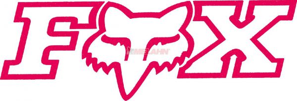 FOX TDC-Aufkleber: Corporate 9x4cm, pink