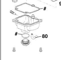 MIKUNI Ablassschraube groß für KTM LC4 640 ab 95 für BST40-Vergaser