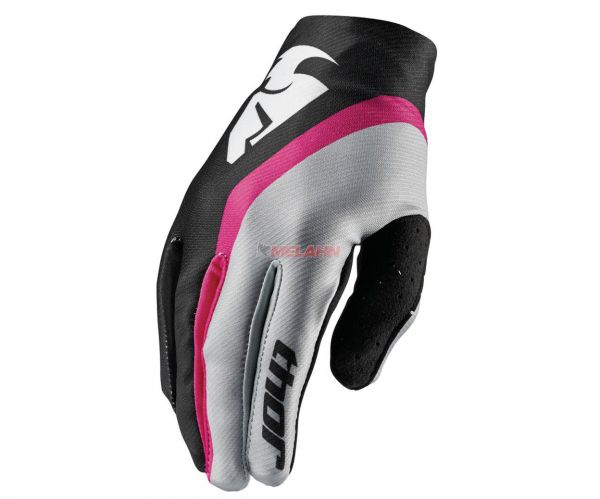 THOR Girls-Handschuh: Void, pink/schwarz