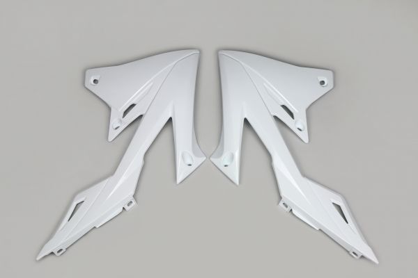 UFO Spoiler (Paar) Kühlerverkleidung für SUZUKI RMZ 250 2019- / RMZ 450 18-, weiß