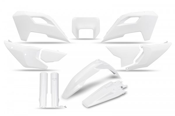 UFO Plastik-Kit Full kompatibel für HUSQVARNA FE/TE 150-501 2024-2025, weiß