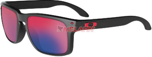OAKLEY Sonnenbrille: Holbrook™, matt-schwarz/rot iridium