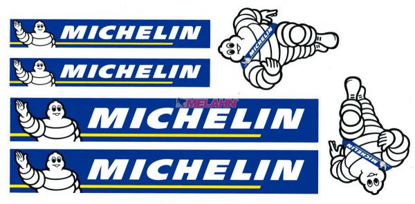 MICHELIN Aufkleber-Kit: Logo, 6-teilig