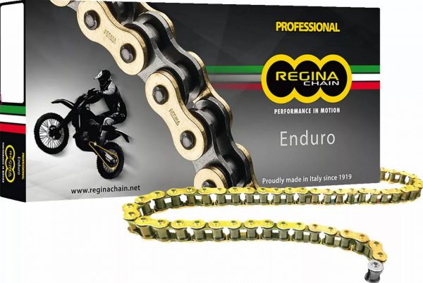 REGINA Z-Ring-Kette 520 ZSE ENDURO mit Clipschloss 118 Glieder, gold