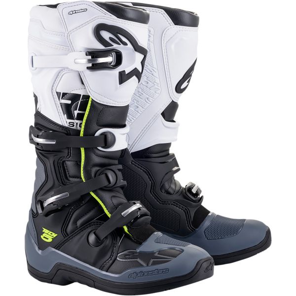 ALPINESTARS Stiefel: Tech 5, schwarz/grau/weiß