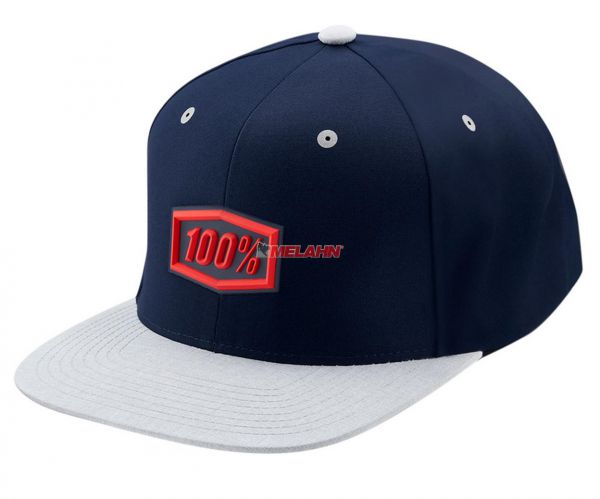 100% Snapback-Cap: Enterprise, blau