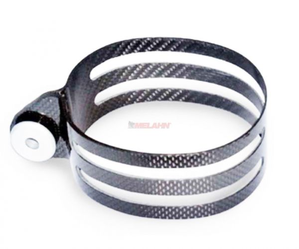 AKRAPOVIC Carbon-Auspuffschelle, hinten (3-fach), dreieckig