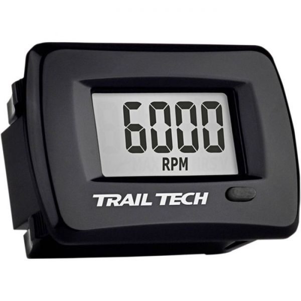 TRAIL TECH Betriebsstundenzähler/ Drehzahlmesser TTO (4,5x3cm), schwarz