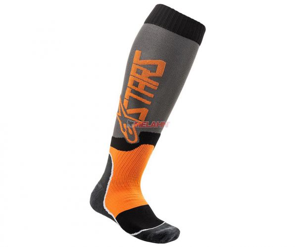 ALPINESTARS Socke (Paar): MX Plus-2, grau/orange
