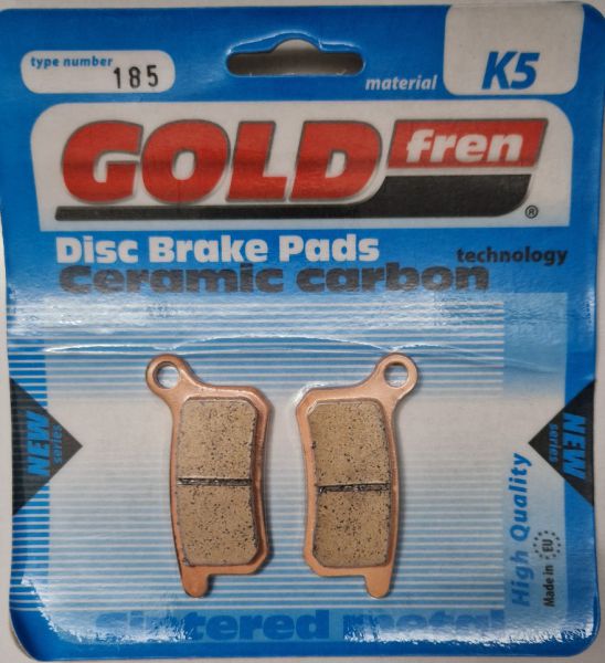 GOLDFREN Sinter-Bremsbeläge 185 K5, vorne/hinten für KTM 65 SX 02-22 / 85 SX 04-11
