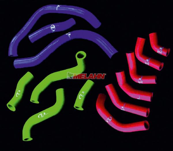 DRC Kühlerschlauch-Set CRF 250 14-15, rot