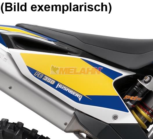 HUSABERG Filterkastendeckel links ohne Dekor, FE/TE 13-16, weiß