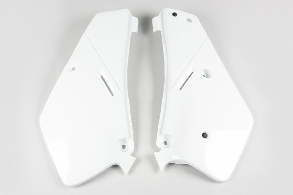 UFO Seitenteile (Paar) für SUZUKI RM 80 1986-1999, weiß