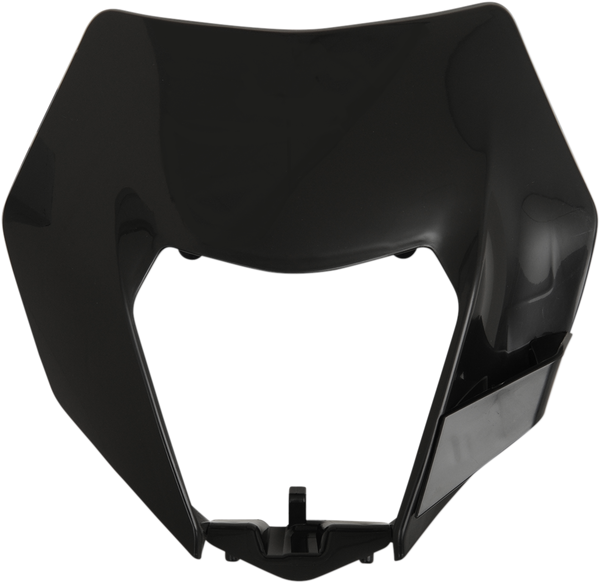 UFO Lampenmaske ohne Scheinwerfer für KTM EXC 2014-2016, schwarz