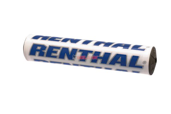 RENTHAL Lenkerpolster Standard, weiß/blau