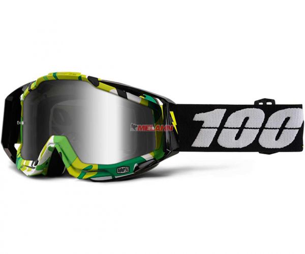 100% Brille: Racecraft Bootcamp, schwarz/grün