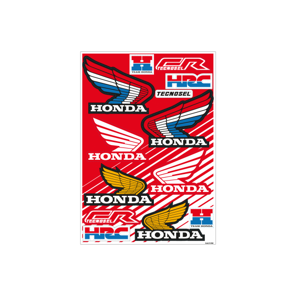 TECNOSEL Aufkleber-Kit: HONDA/HRC Vintage, 13-teilig