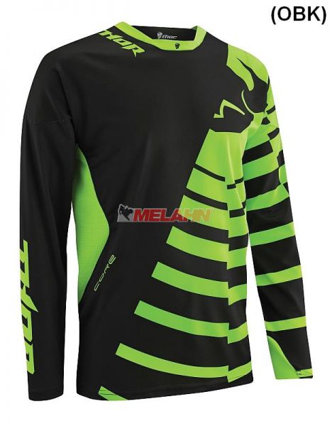 THOR Hemd: Core, Orbit black/neongreen