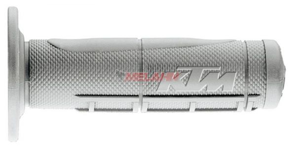 KTM Griff (Paar): OEM Half Waffle soft, hellgrau