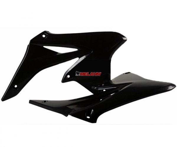 POLISPORT Spoiler (Paar) Kühlerverkleidung RMZ 250 10-18, schwarz