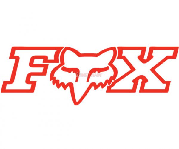 FOX TDC-Aufkleber: Corporate 19x7cm, rot,