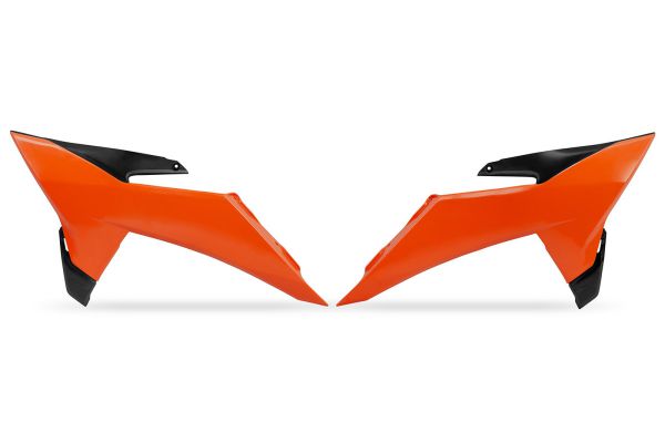 UFO Kühlerspoiler (Paar) kompatibel für KTM SX/SMR 2025- / EXC 2026-, orange