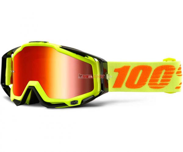 100% Brille: Racecraft Attack, neon-gelb