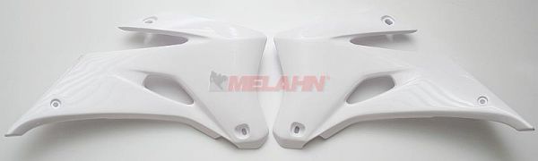 UFO Spoiler (Paar) Kühlerverkleidung für YAMAHA WR 250 07-14 / 450 07-11, weiß