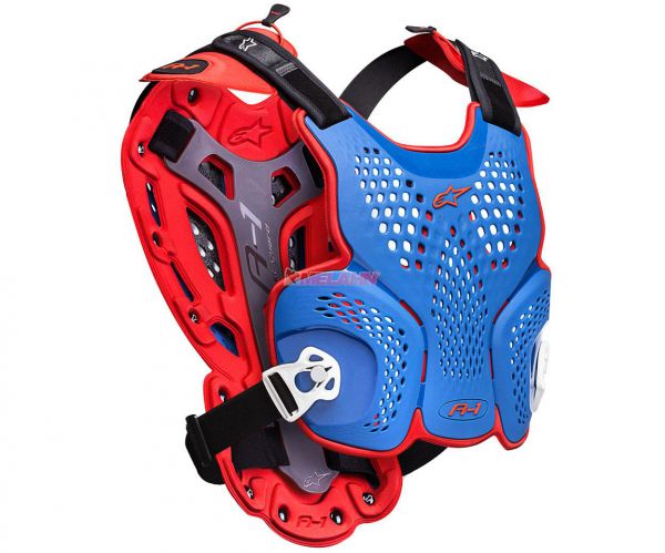 ALPINESTARS Brustpanzer: A-1, blau/weiß/rot