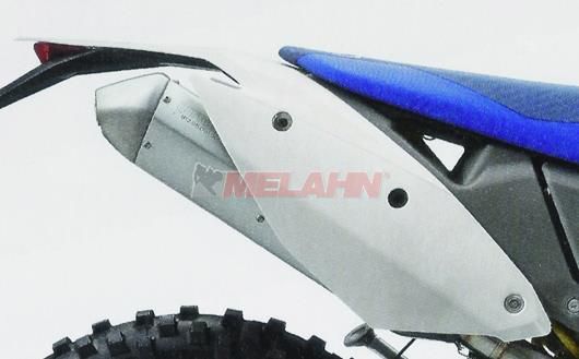 KTM/HUSABERG Kotflügel hinten, SX 07-10 / EXC 08- 11 / TE 11-12, weiß 2011