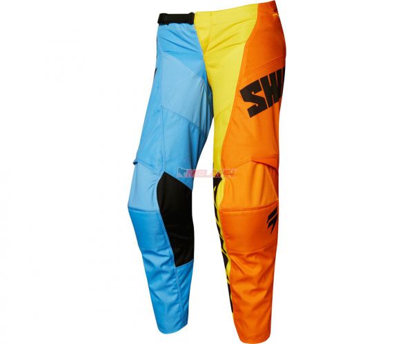 SHIFT Youth Hose: Whit3 Tarmac, orange/blau