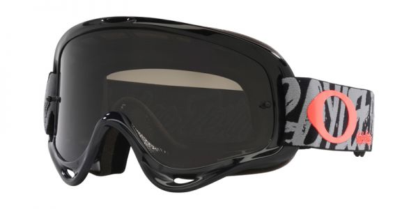 OAKLEY Brille: O-Frame Troy Lee Designs, schwarz-glänzend, getöntes Glas