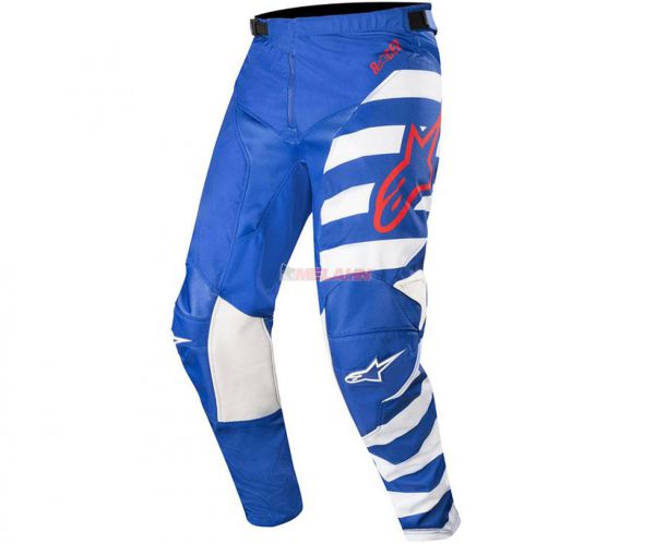 ALPINESTARS Hose: Racer Braap, blau/weiß/rot