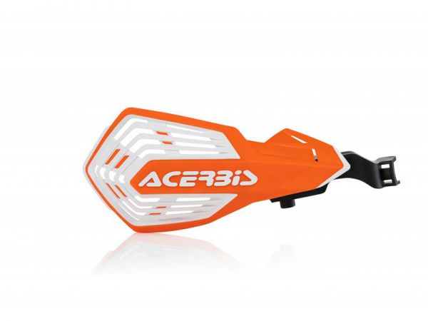 ACERBIS Handprotektor (Paar): K-Future (Griffmontage), orange/weiß