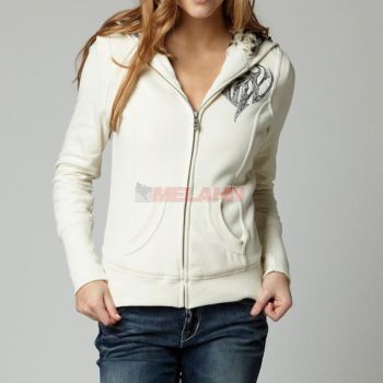 FOX Girls Hoody-Jacke: Abrasive, weiß FOX Girls Hoody-Jacke: Abrasive, weiß