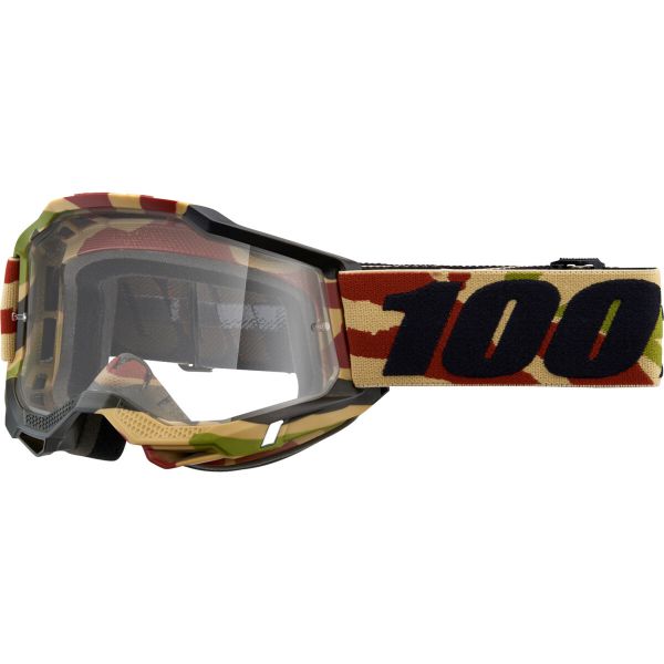 100% Brille: Accuri 2 Mission, camo, klares Glas